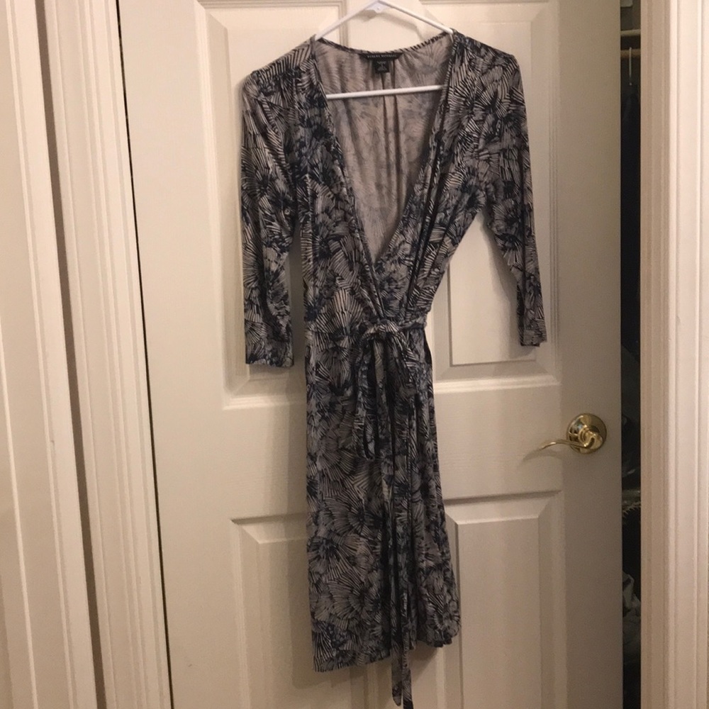 Banana republic cotton jersey wrap dress